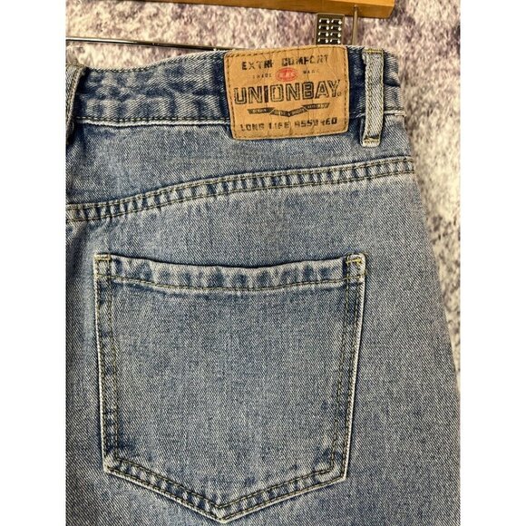 Vintage Union Bay Jeans Womens 11 Blue Denim High Rise Mom 80s Retro Tapered - Picture 9 of 14